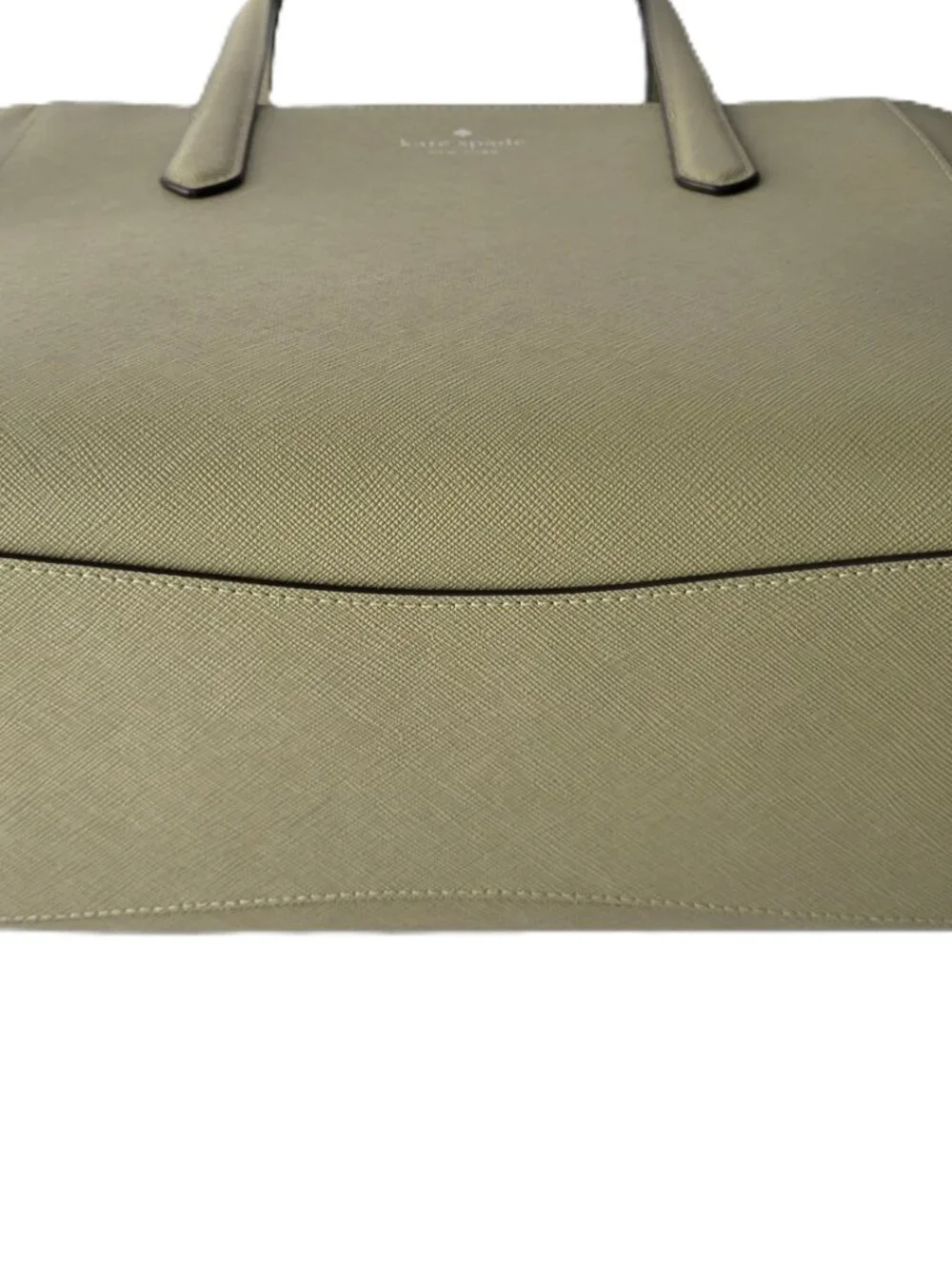 Kate Spade KP070 Gwen Saffiano PVC Medium Tote Handbag Elm Top Zip